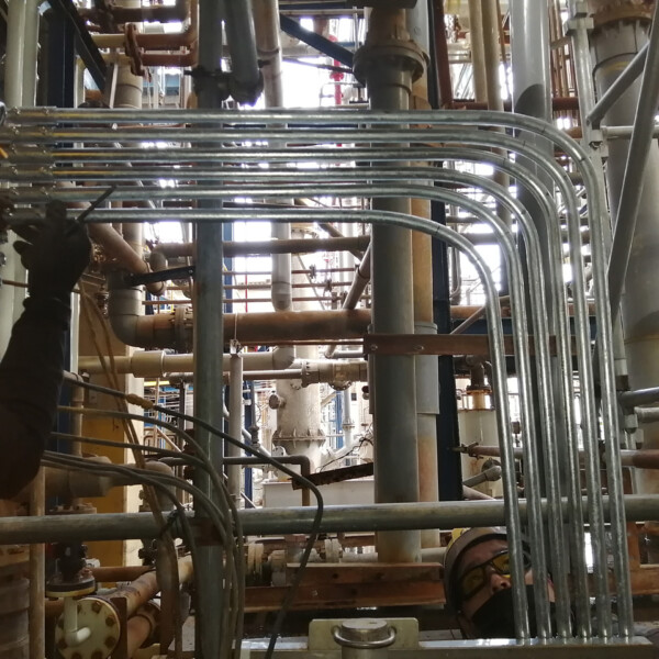 市内工場様　計装機器配管・防爆照明工事